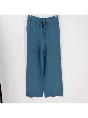 Tea N Rose Teal Blue Sweater Sweatpants M Cozy Loungewear Casual Comfy